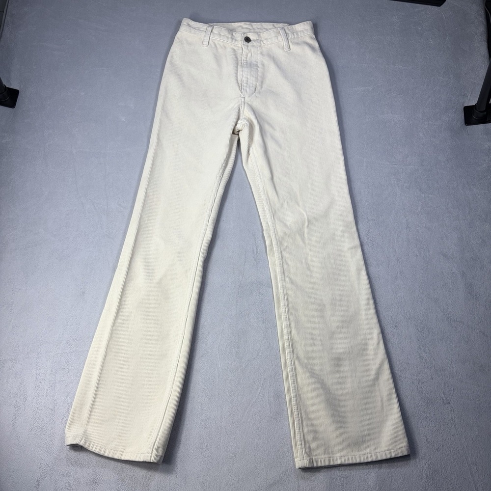 J. Galt Corduroy Pants Women's Size Small /Ivory straight leg Pants Med Rise
